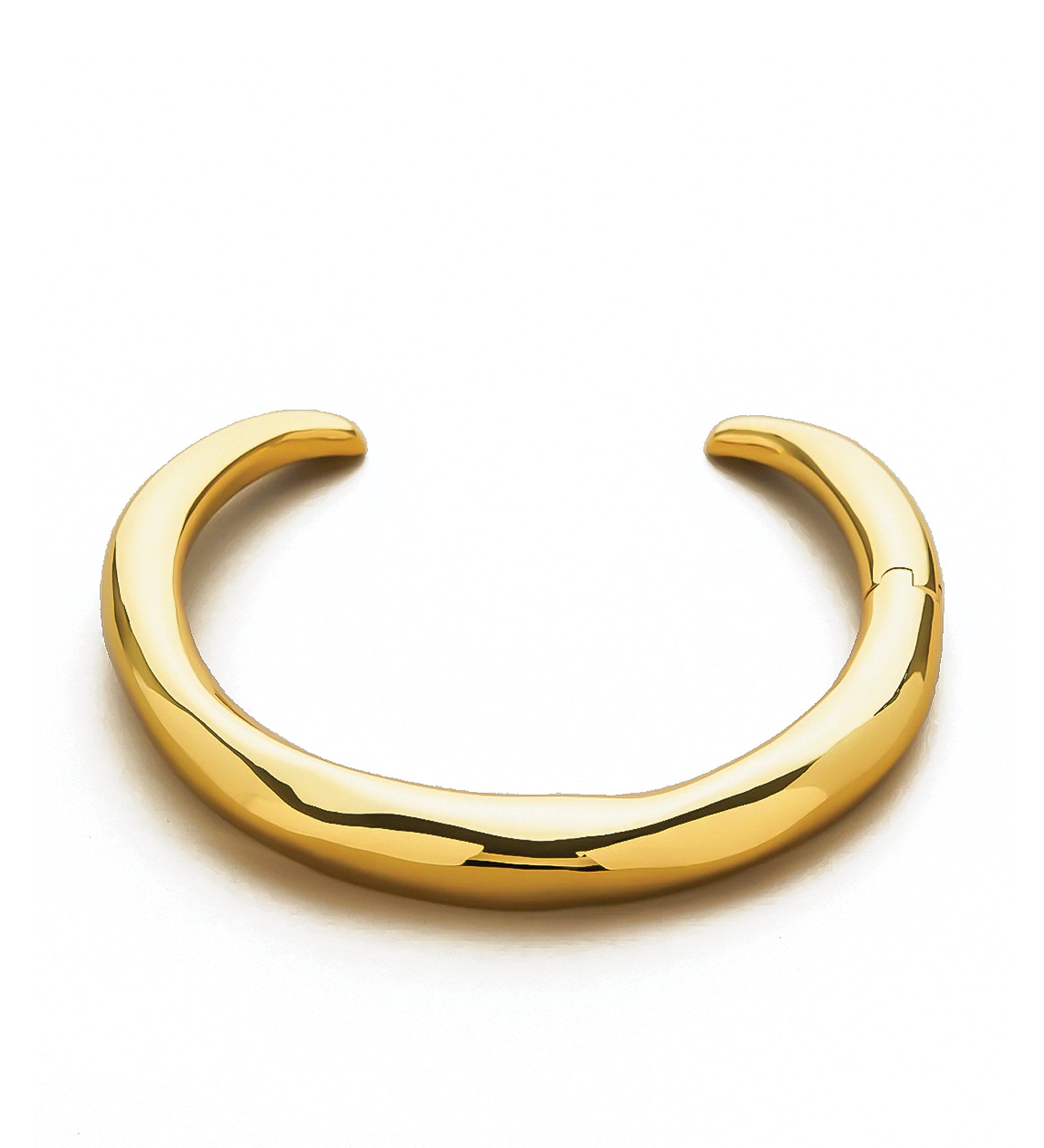 Metal Hinge Collar 14k Gold Plated