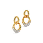 Alexis Bittar-Solanales Crystal Large Link Earrings-Earrings-14k Gold Plated, Rhodium Tone Plated Brass-Blue Ruby Jewellery-Vancouver Canada