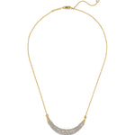 Alexis Bittar-Solanales Crystal Crescent Necklace-Necklaces-14k Gold Plated, Crystal-Blue Ruby Jewellery-Vancouver Canada