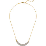 Alexis Bittar-Solanales Crystal Crescent Necklace-Necklaces-14k Gold Plated, Crystal-Blue Ruby Jewellery-Vancouver Canada