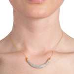 Alexis Bittar-Solanales Crystal Crescent Necklace-Necklaces-14k Gold Plated, Crystal-Blue Ruby Jewellery-Vancouver Canada