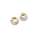 Alexis Bittar-Solanales Gold Crystal Spiral Stud Earrings-Earrings-Blue Ruby Jewellery-Vancouver Canada