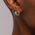 Alexis Bittar-Solanales Gold Crystal Spiral Stud Earrings-Earrings-Blue Ruby Jewellery-Vancouver Canada