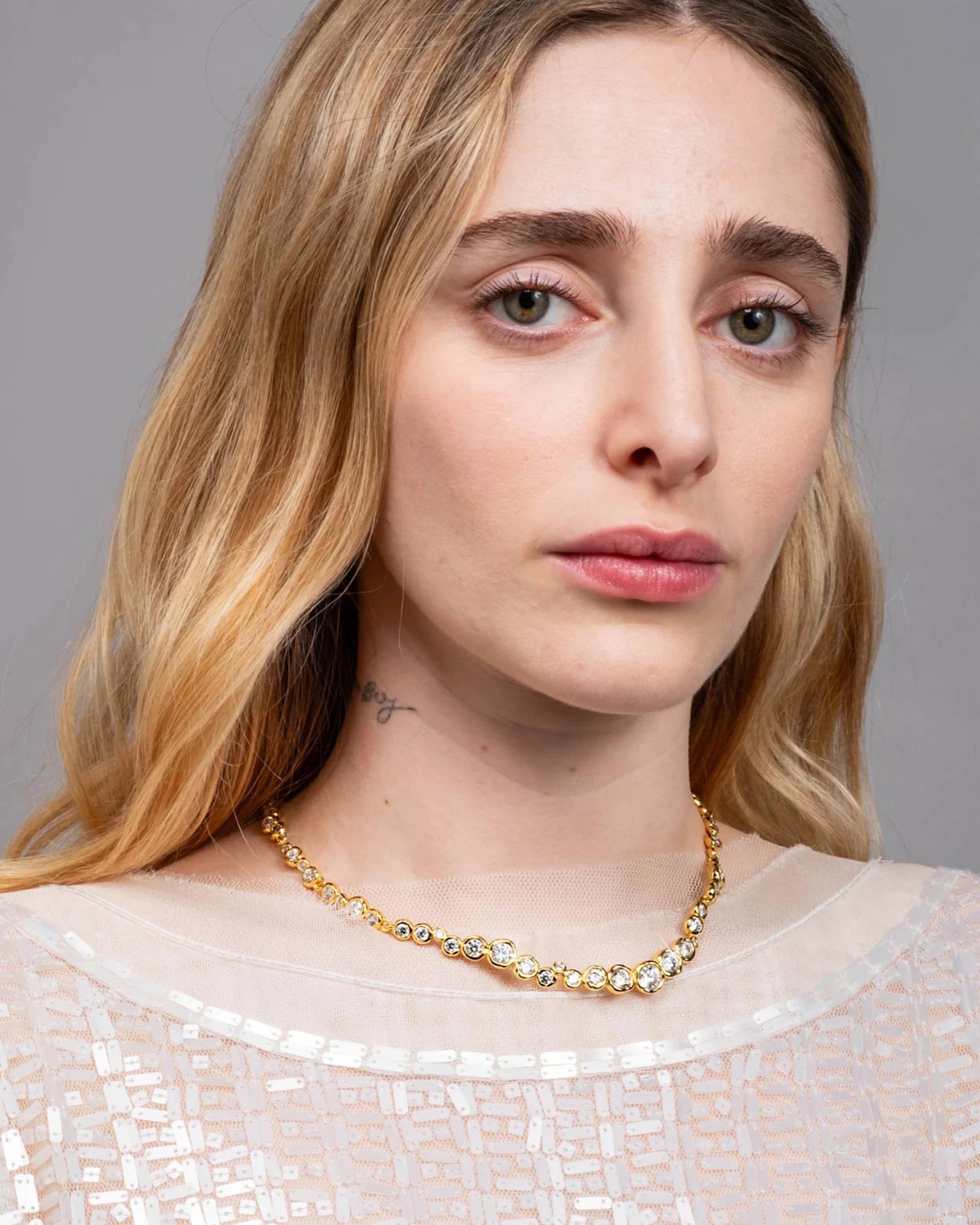 Alexis Bittar-Asterales Gold Riviera Necklace-Necklaces-Blue Ruby Jewellery-Vancouver Canada