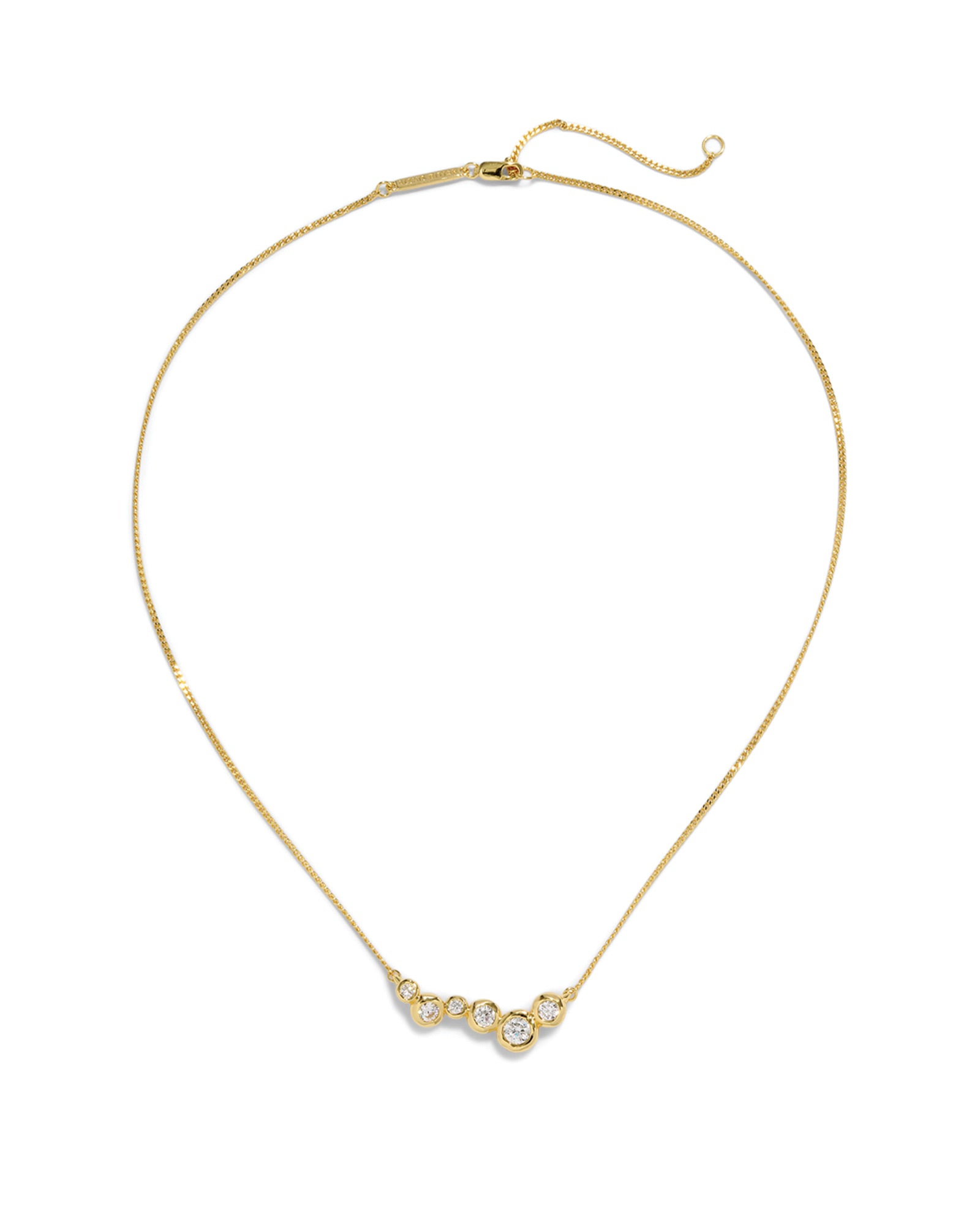 Asterales Gold CZ
Constellation Necklace 14k Gold Plated, Cubic Zirconia