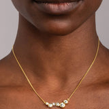Alexis Bittar-Asterales Gold CZ Constellation Necklace-Necklaces-Blue Ruby Jewellery-Vancouver Canada