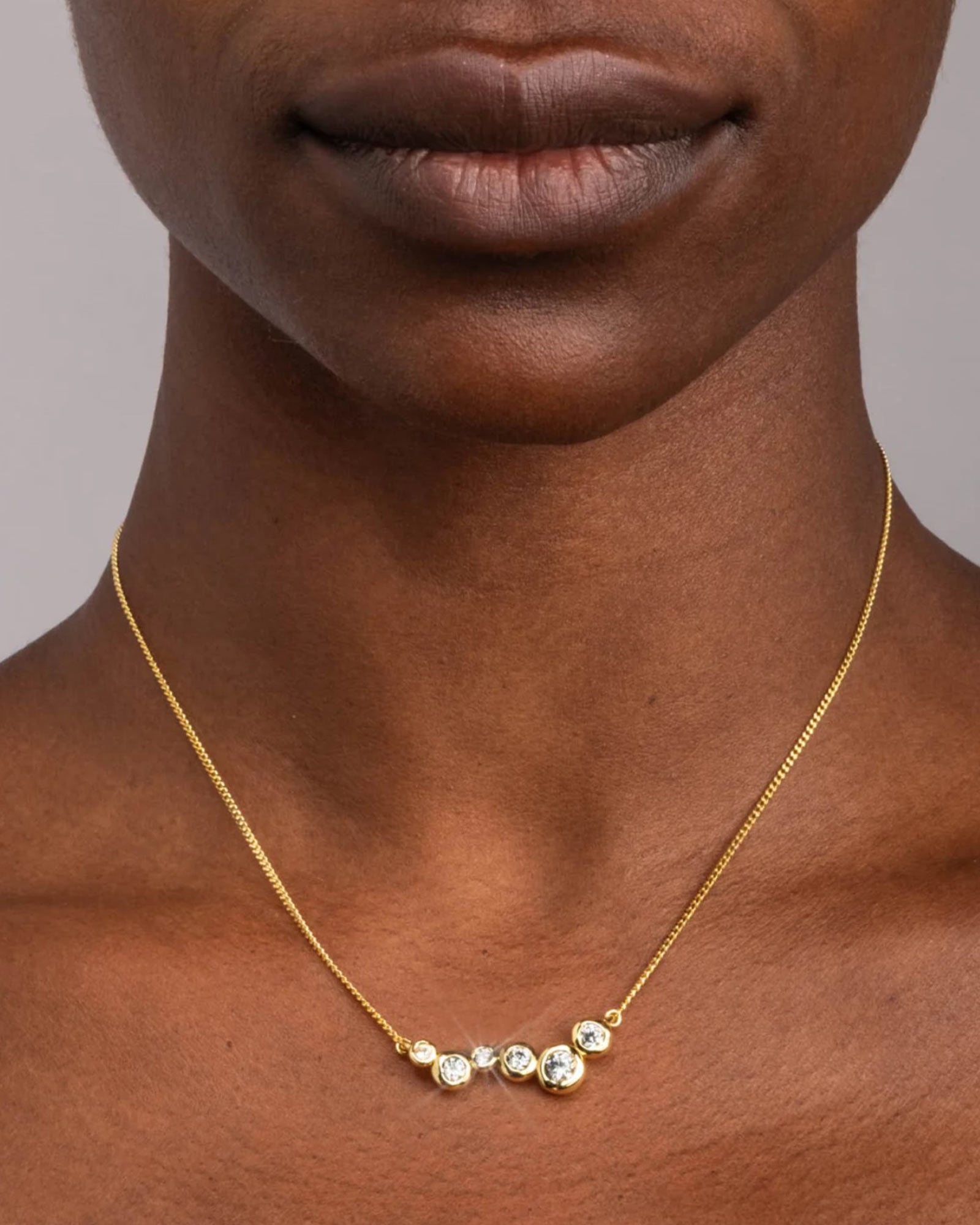 Alexis Bittar-Asterales Gold CZ Constellation Necklace-Necklaces-Blue Ruby Jewellery-Vancouver Canada