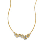 Asterales Gold CZ
Constellation Necklace 14k Gold Plated, Cubic Zirconia