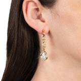 Alexis Bittar-Asterales Link Pear Drop Earring-Earrings-Blue Ruby Jewellery-Vancouver Canada