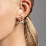 Alexis Bittar-Asterales Molten Front Back CZ Earrings-Earrings-Blue Ruby Jewellery-Vancouver Canada