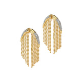 Alexis Bittar-Solanales Crystal Fringed Front Back Earrings-Earrings-Blue Ruby Jewellery-Vancouver Canada