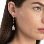Alexis Bittar-Solanales Crystal Linked Pebble Earrings-Earrings-Blue Ruby Jewellery-Vancouver Canada