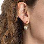 Alexis Bittar-Solanales Crystal Petite Pebble Hoop Earrings-Earrings-Blue Ruby Jewellery-Vancouver Canada