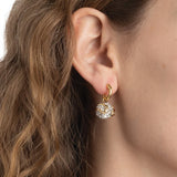 Alexis Bittar-Solanales Crystal Petite Pebble Hoop Earrings-Earrings-Blue Ruby Jewellery-Vancouver Canada