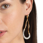 Alexis Bittar-Solanales Crystal Curve Leverback Drop Earrings-Earrings-Blue Ruby Jewellery-Vancouver Canada