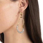 Alexis Bittar-Solanales Crystal Curve Leverback Drop Earrings-Earrings-Blue Ruby Jewellery-Vancouver Canada