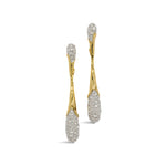 Solanales Crystal
Teardrop Earring 14k Gold Plated Brass, Crystal