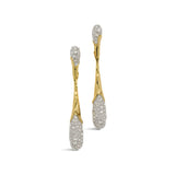 Solanales Crystal
Teardrop Earring 14k Gold Plated Brass, Crystal