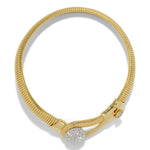 Alexis Bittar-Solanales Crystal Pebble Collar Necklace-Necklaces-Blue Ruby Jewellery-Vancouver Canada