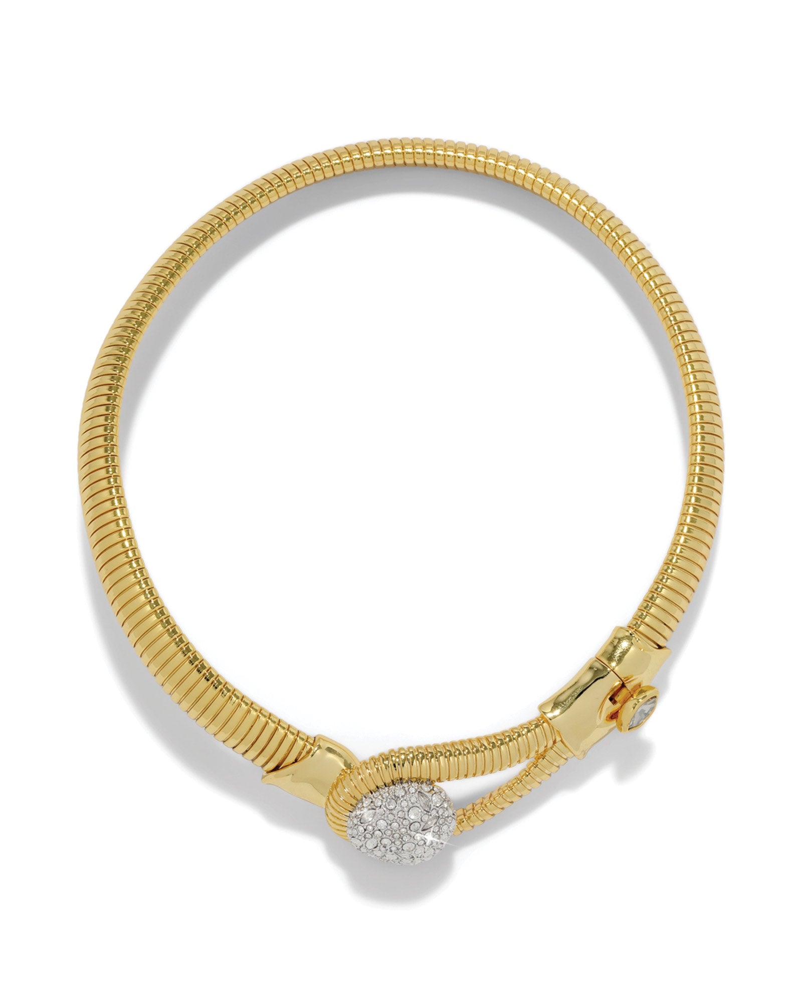 Alexis Bittar-Solanales Crystal Pebble Collar Necklace-Necklaces-Blue Ruby Jewellery-Vancouver Canada