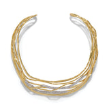 Alexis Bittar-Solanales Crystal Woven Collar Necklace-Necklaces-Blue Ruby Jewellery-Vancouver Canada