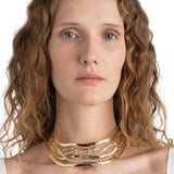Alexis Bittar-Solanales Crystal Woven Collar Necklace-Necklaces-Blue Ruby Jewellery-Vancouver Canada
