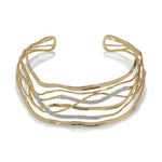 Solanales Crystal
Woven Collar 14k Gold Plated Brass, Crystal