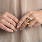 Alexis Bittar-Solanales Crystal Coiled Pebble Ring-Rings-Blue Ruby Jewellery-Vancouver Canada