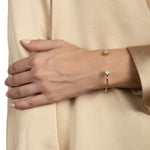 Alexis Bittar-Asterales Crystal Skinny Capped Cuff Bracelet-Bracelets-Blue Ruby Jewellery-Vancouver Canada