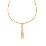 Alexis Bittar-Asterales Bubble Necklace-Necklaces-14k Gold Plated, Cubic Zirconia-Blue Ruby Jewellery-Vancouver Canada