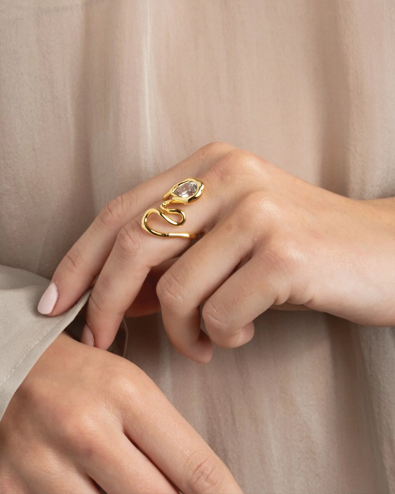 Alexis Bittar-Asterales Floating Vine Ring-Rings-Blue Ruby Jewellery-Vancouver Canada