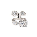 Alexis Bittar-Asterales Silver CZ Open Ring-Rings-Blue Ruby Jewellery-Vancouver Canada