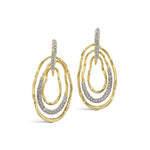 Alexis Bittar-Solanales Crystal Pavé Mobile Post Earring-Earrings-14k Gold Plated, Crystal-Blue Ruby Jewellery-Vancouver Canada