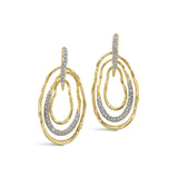 Alexis Bittar-Solanales Crystal Pavé Mobile Post Earring-Earrings-14k Gold Plated, Crystal-Blue Ruby Jewellery-Vancouver Canada
