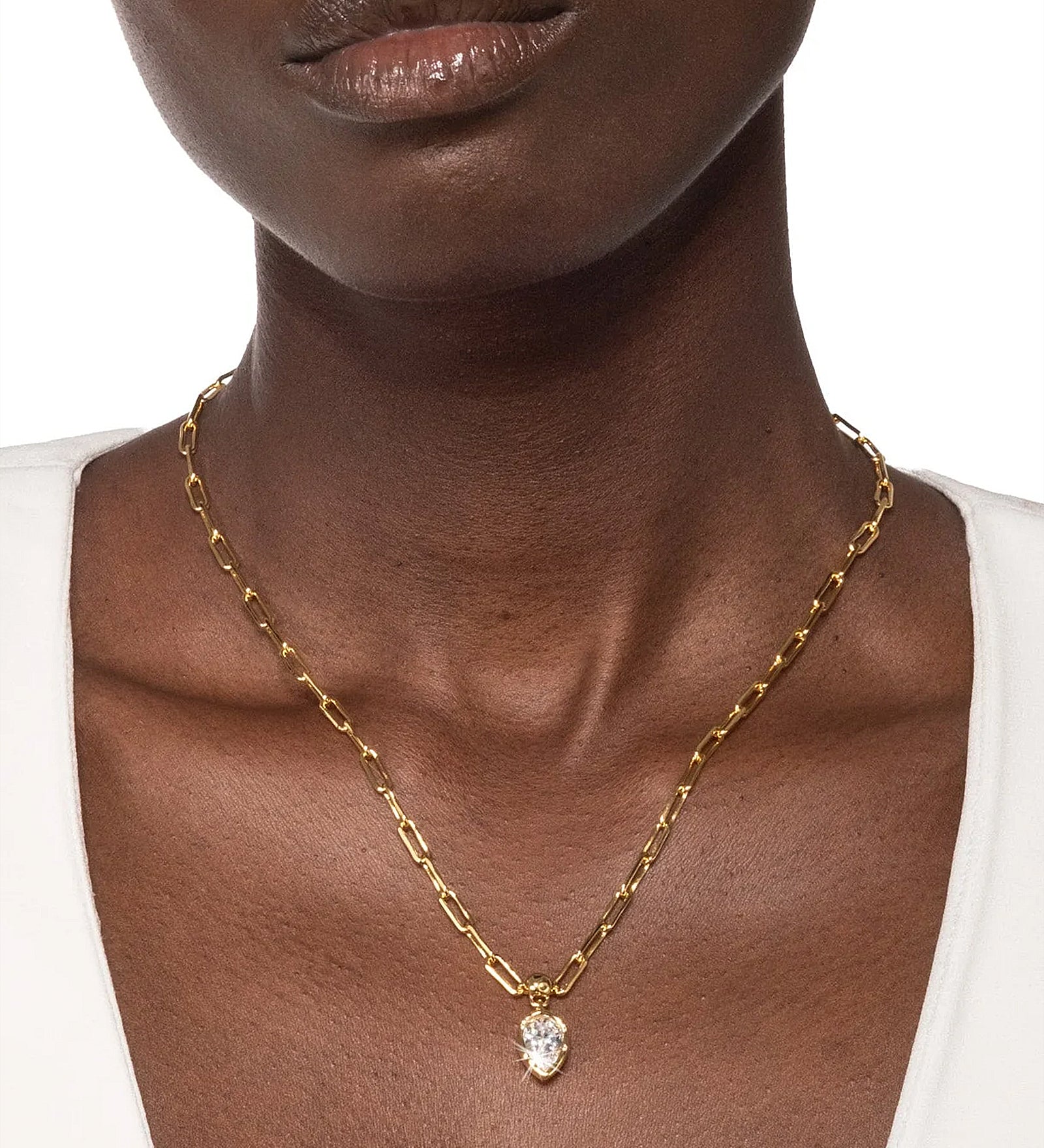 Alexis Bittar-Asterales Gold Solitaire Charm Necklace-Necklaces-Blue Ruby Jewellery-Vancouver Canada