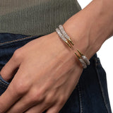 Solanales Crystal Claw Hinge Bracelet