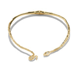 Snake Pave Hinge Collar 14k Gold Plated, Crystals