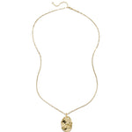 Brut Gold Lion Charm Pendant Necklace 14k Gold Plated