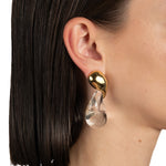 Alexis Bittar-Liquid Lucite Modernist Earrings-Earrings-Blue Ruby Jewellery-Vancouver Canada