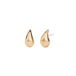 Baseline-Teardrop Medium Studs-Earrings-18k Gold Plated-Blue Ruby Jewellery-Vancouver Canada