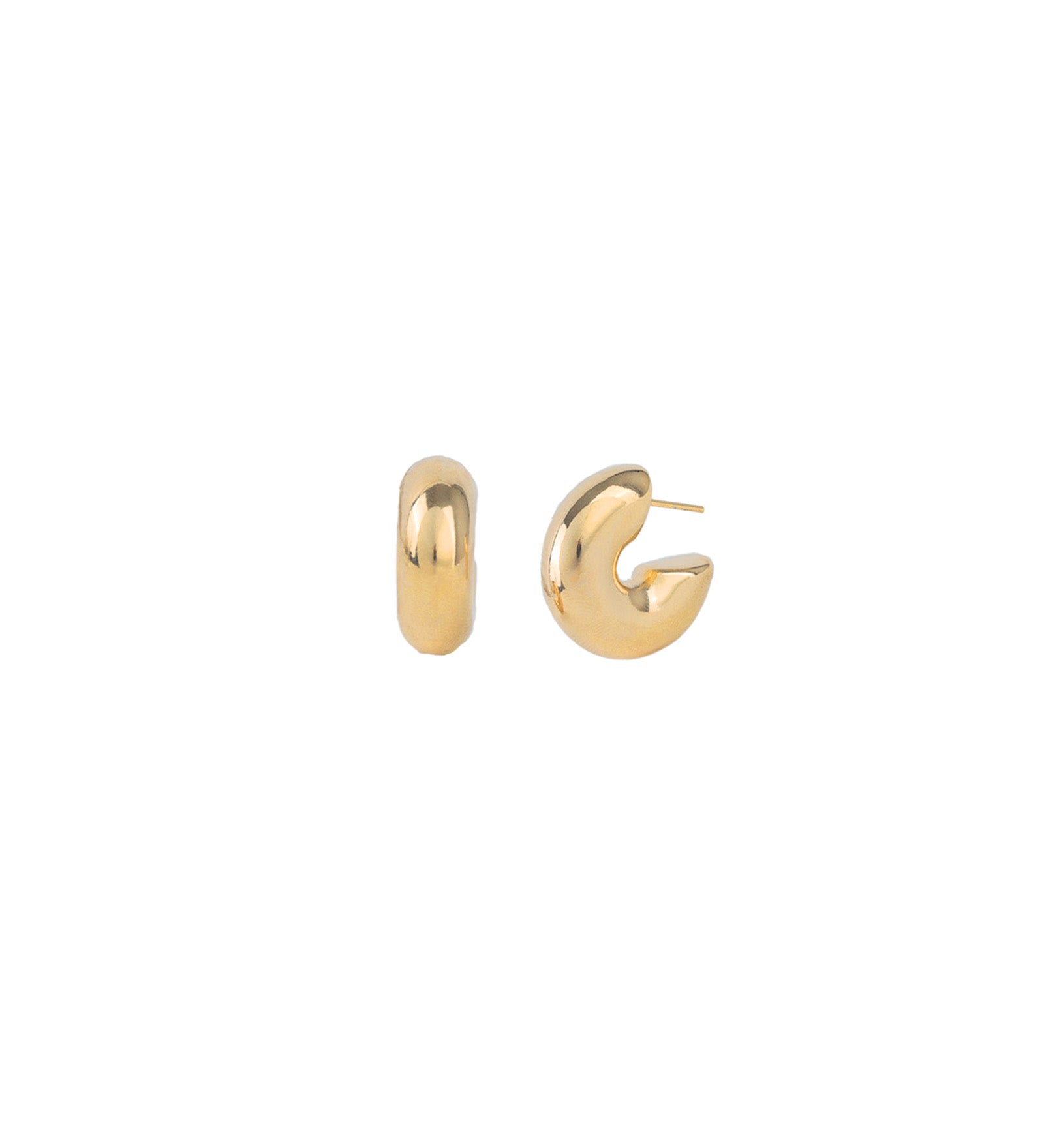 Baseline-Wide Hoops | 24mm-Earrings-18k Gold Plated-Blue Ruby Jewellery-Vancouver Canada