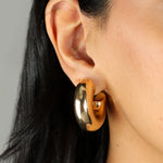 Chubby Hoops | 25mm 18k Gold Plated