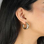 Chubby Hoops | 30mm 18k Gold Plated
