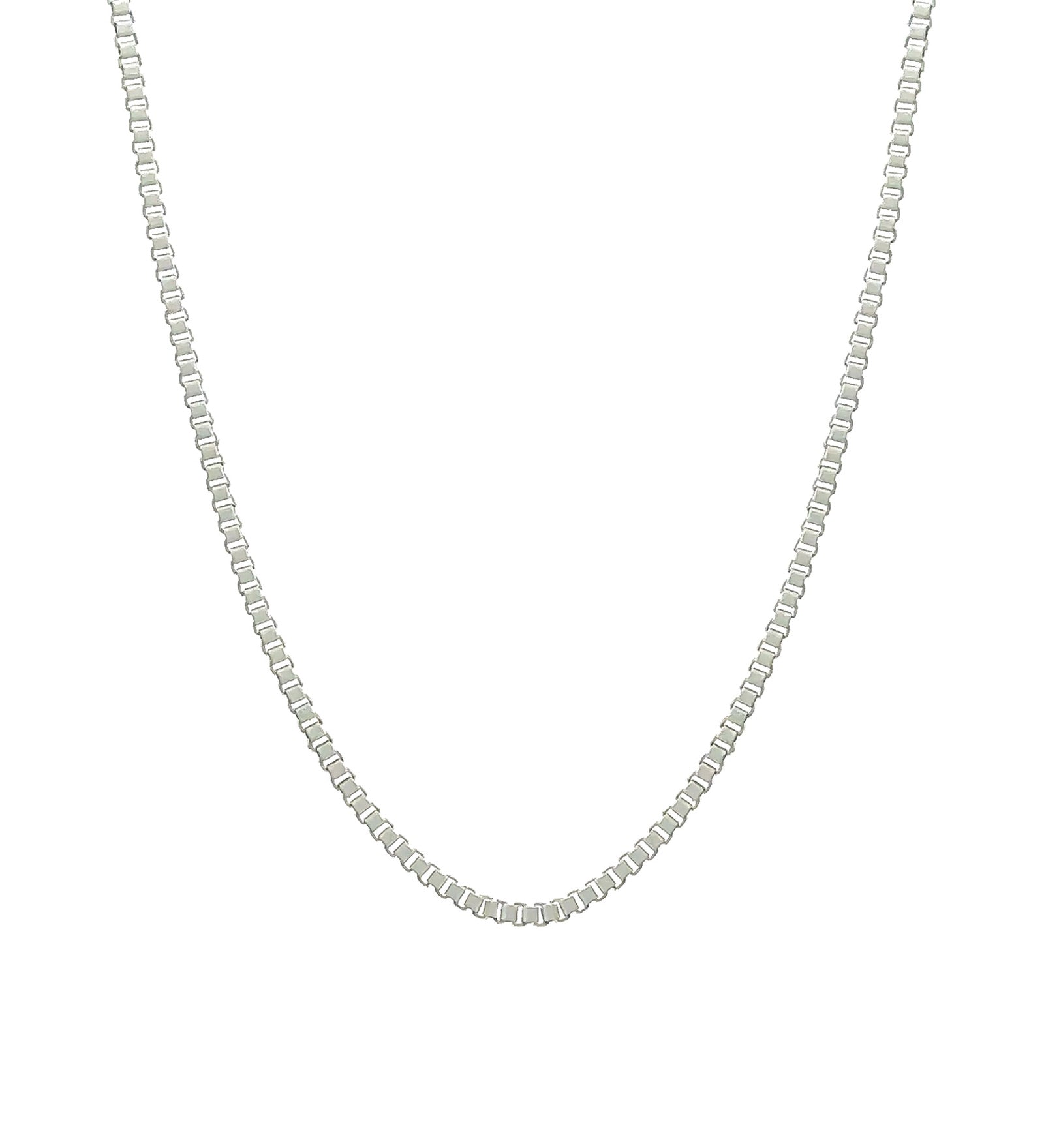 Baseline-Box Enamel Necklace-Necklaces-18k Gold Plated, White Enamel-Blue Ruby Jewellery-Vancouver Canada