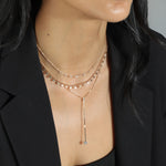 Star Dangle Choker 18k Gold Plated