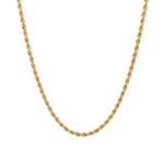 Baseline-Rope Chain | 2mm-Necklaces-18k Gold Plated-14"-Blue Ruby Jewellery-Vancouver Canada