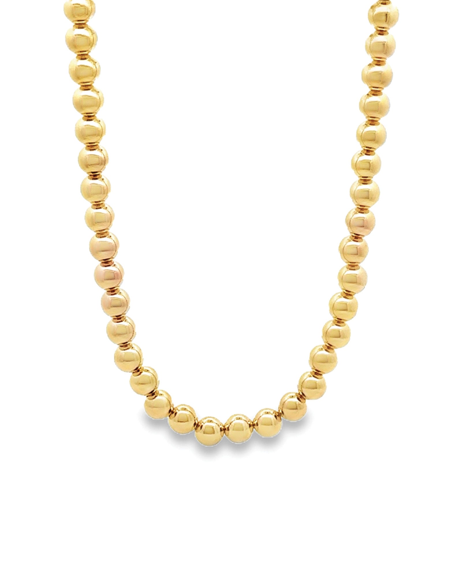 Ball Necklace | 8mm 18k Gold Plated