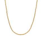 Baseline-Ball Necklace | 2mm-Necklaces-18k Gold Plated-Blue Ruby Jewellery-Vancouver Canada