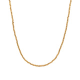 Baseline-Ball Necklace | 2mm-Necklaces-18k Gold Plated-Blue Ruby Jewellery-Vancouver Canada