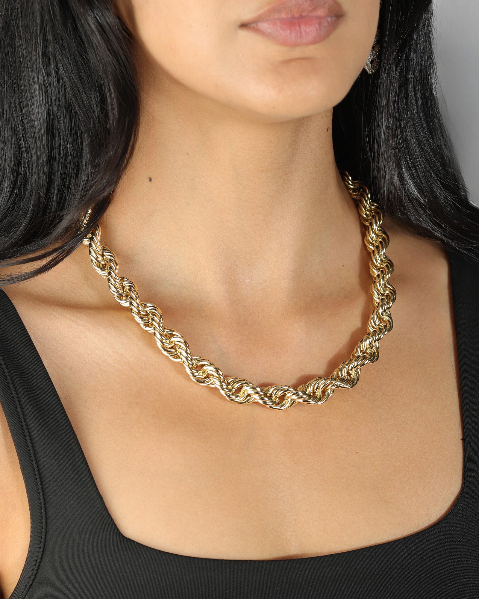 Rope Chain | 12mm 18k Gold Plated